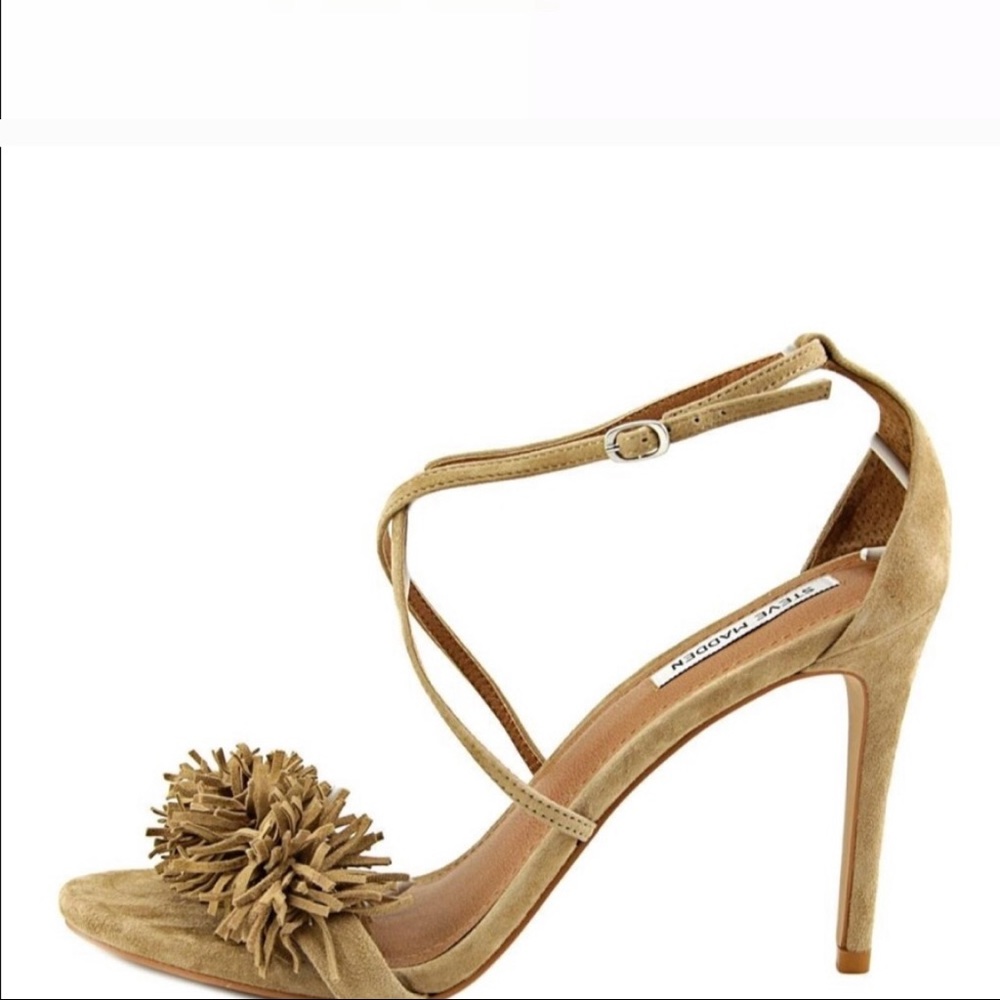 Steve Madden Francili tan suede sandals